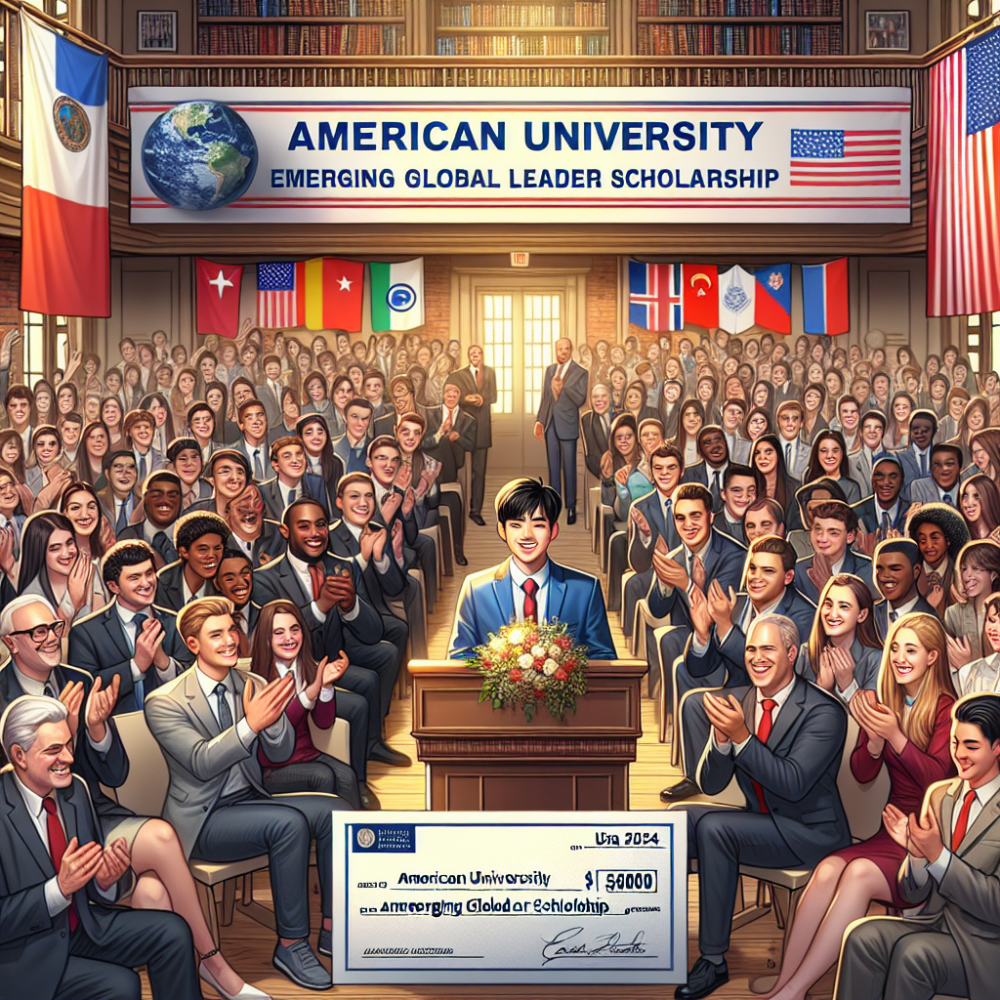 $5000 American University Emerging Global Leader Scholarship, USA 2024