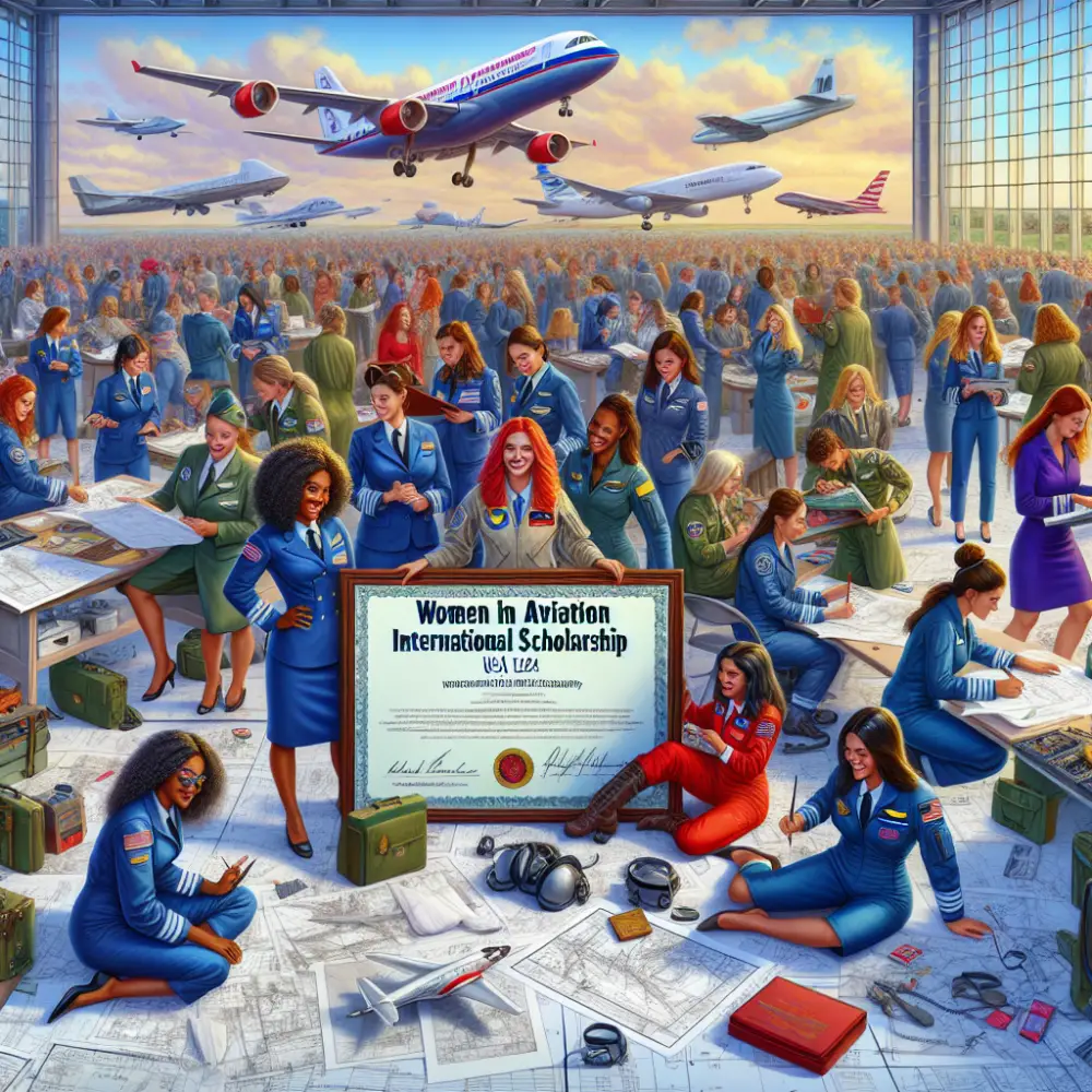 $5000 Women in Aviation International Scholarship, USA 2024
