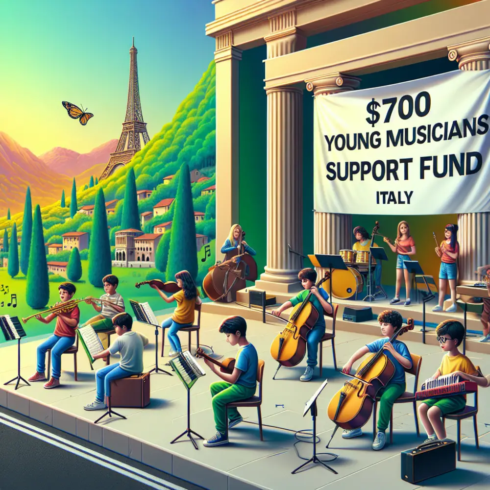 $700 Young Musicians Support Fund, Italy