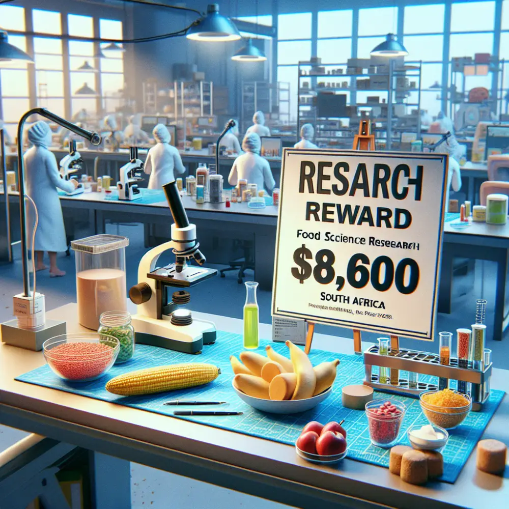$8,600 Food Science Research Reward South Africa 2024