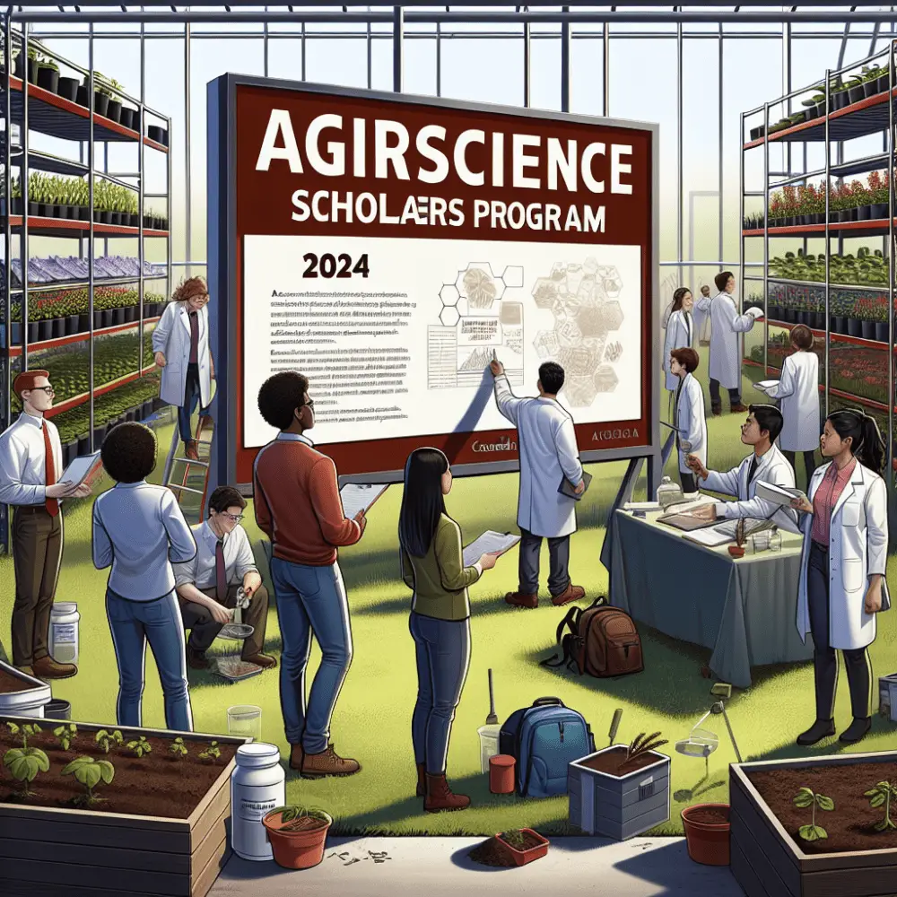 $8,800 AgriScience Scholars Program in Canada, 2024
