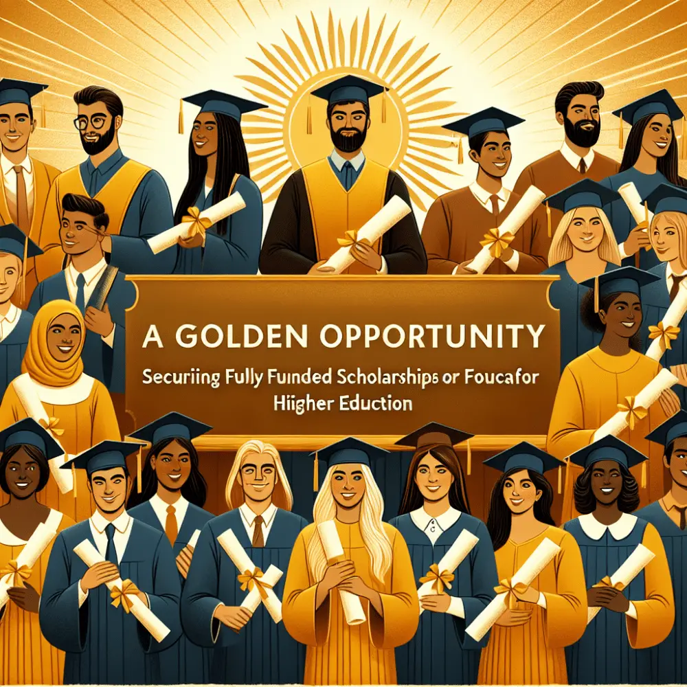 A Golden Opportunity: Securing Fully Funded Scholarships for Higher Education