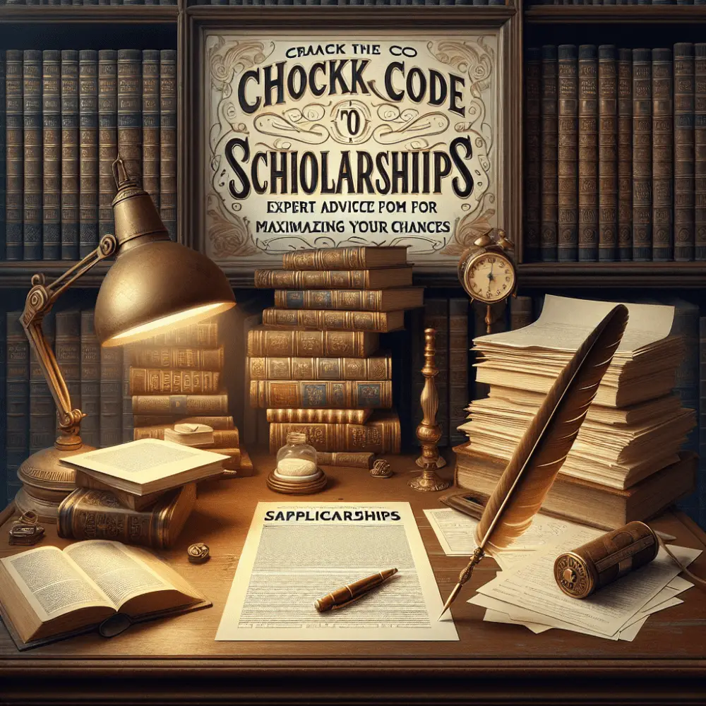 Cracking the Code to Scholarships: Expert Advice for Maximizing Your Chances