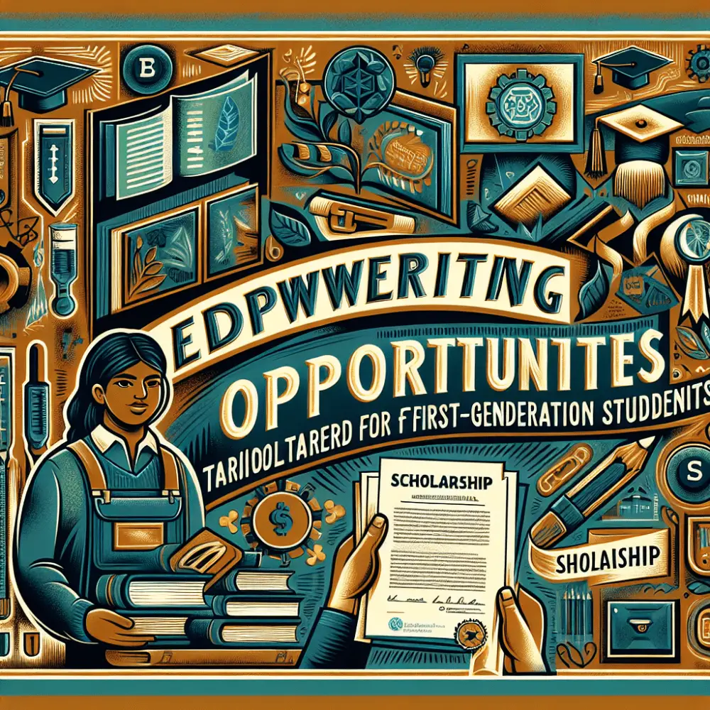 Empowering Educational Opportunities: Scholarships Tailored for First-Generation Students