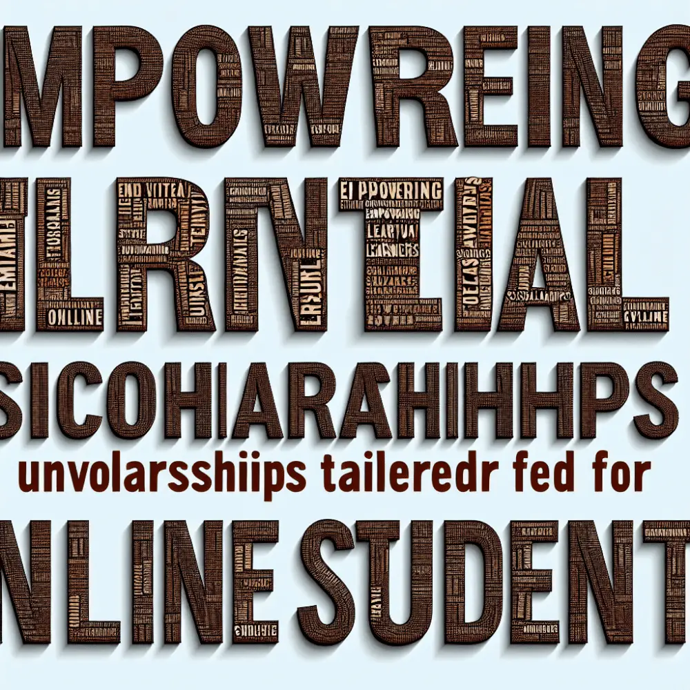 Empowering Virtual Learners: Unveiling Scholarships Tailored for Online Students