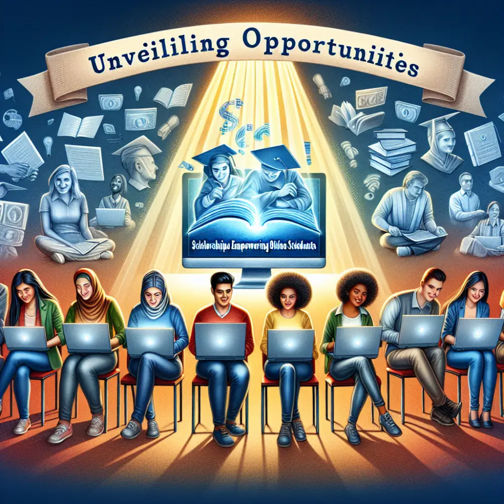 Unveiling Opportunities: Scholarships Empowering Online Students