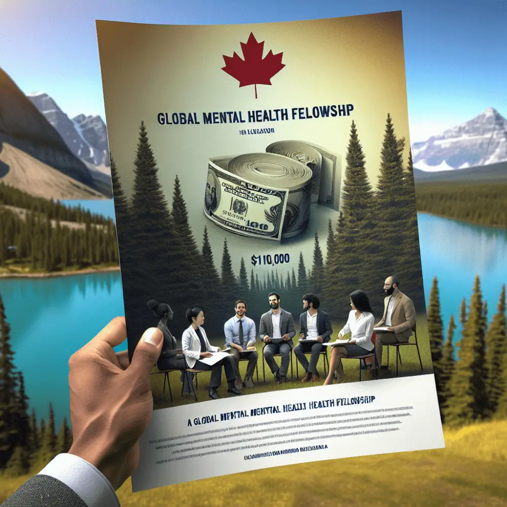 $10,000 Global Mental Health Fellowship in Canada, 2024