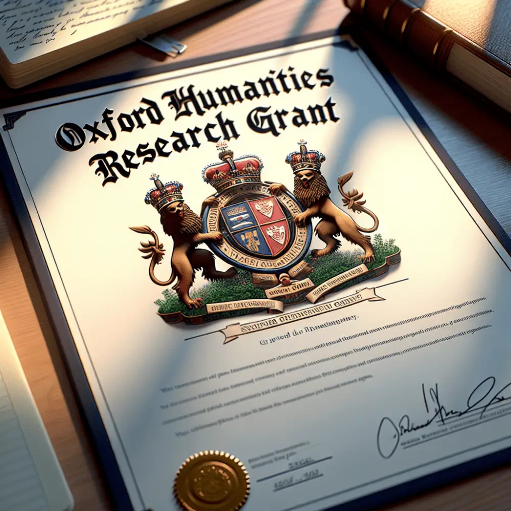 $10,000 Oxford Humanities Research Grant in UK, 2024
