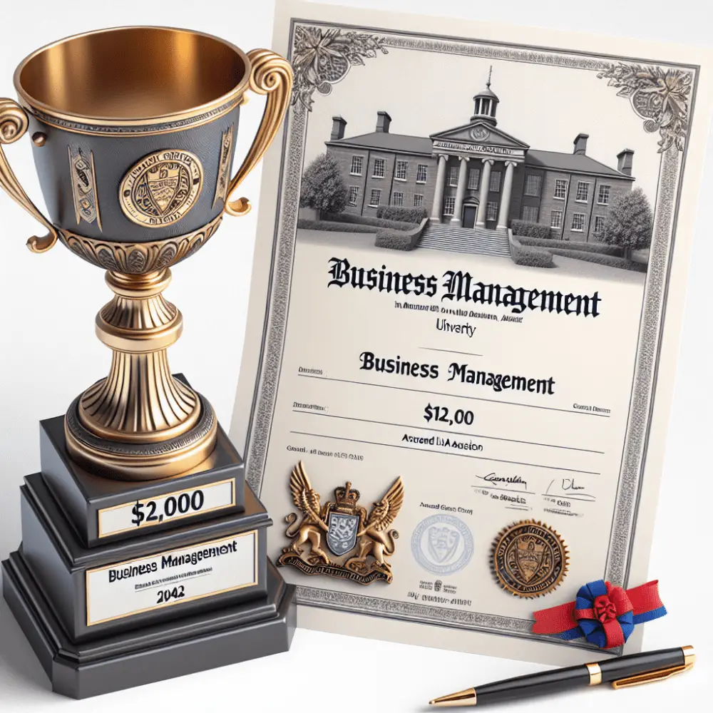 $12,000 Aston University Business Management Award in UK, 2042