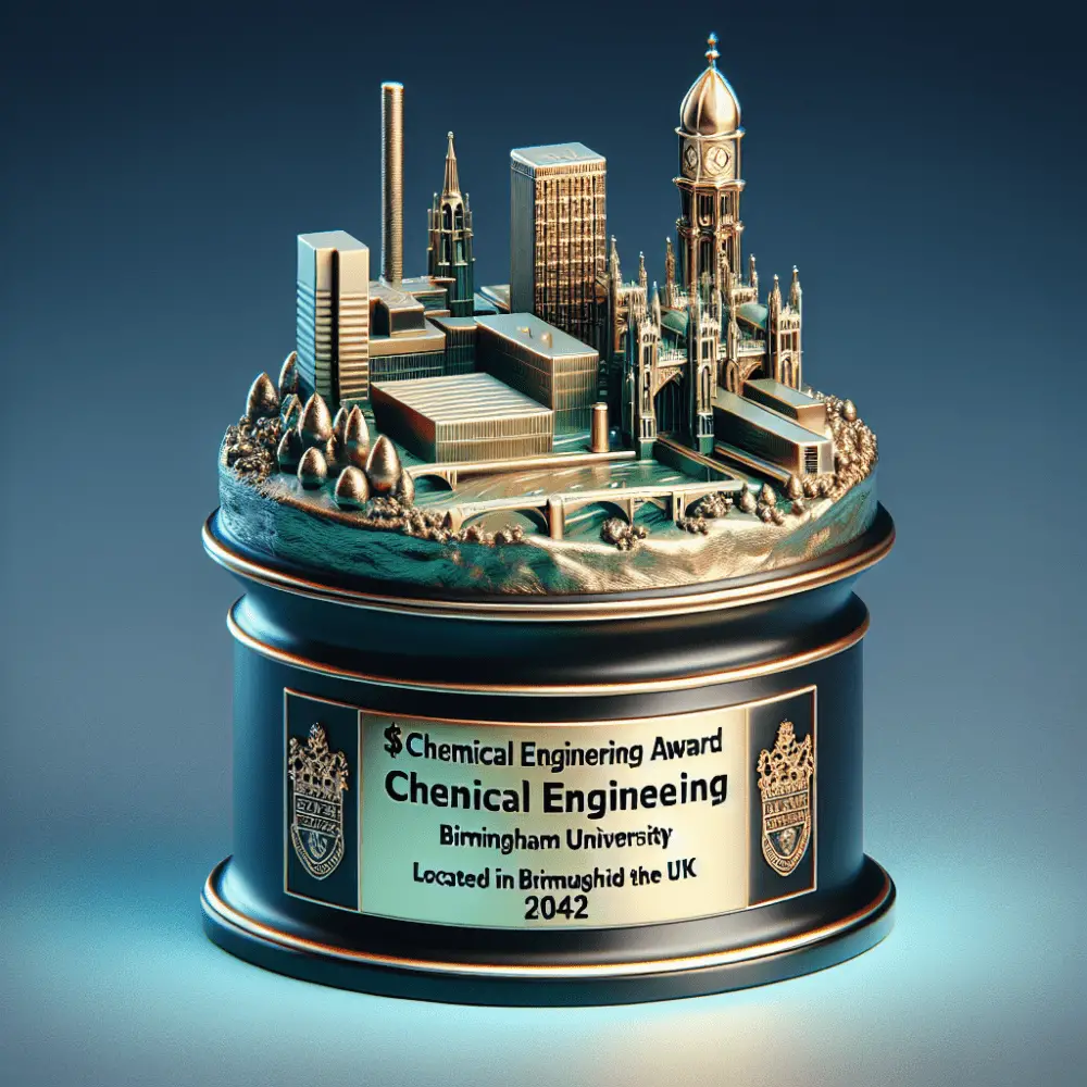 $15,000 Birmingham University Chemical Engineering Award in UK, 2042