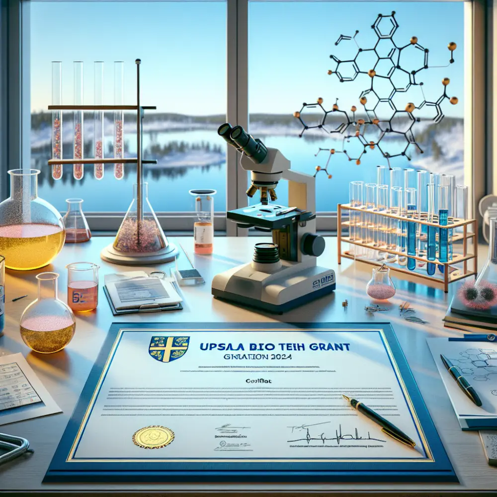 $15000 Uppsala Biotech Innovation Grant, Sweden 2024