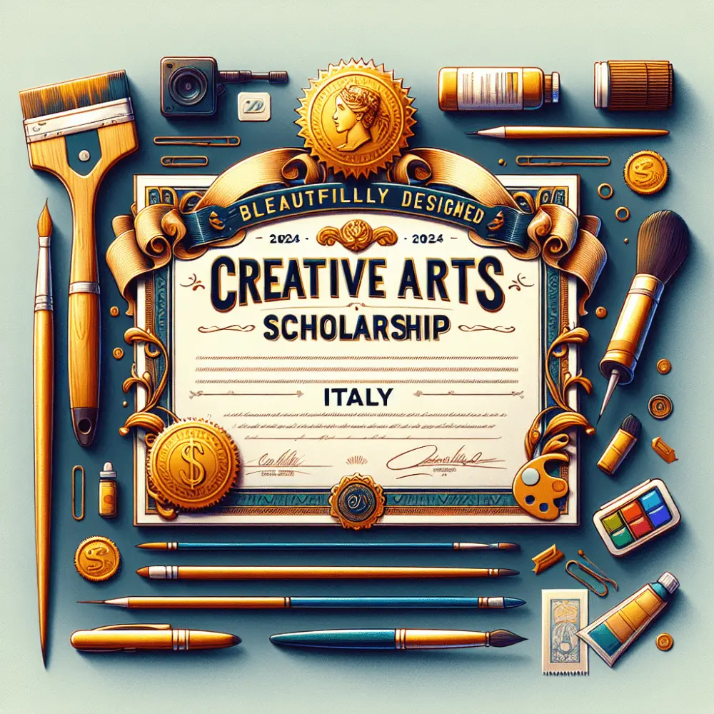 $2,000 Creative Arts Scholarship, Italy, 2024
