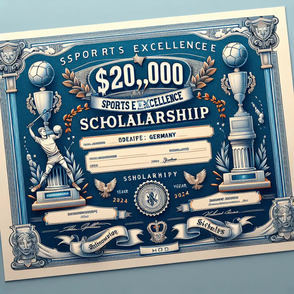 $20,000 Sports Excellence Scholarship, Germany, 2024