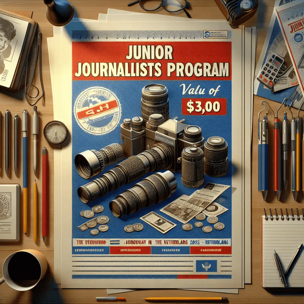 $3,000 Junior Journalists Program Netherlands, 2024