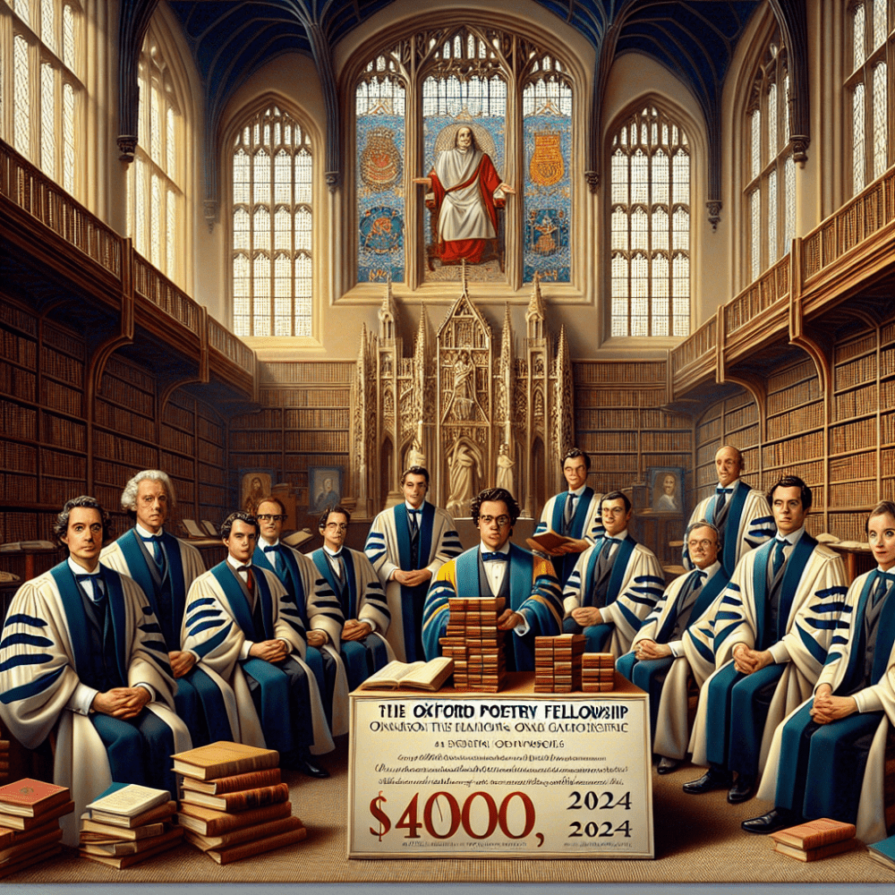 $4000 Oxford Poetry Fellowship, UK 2024