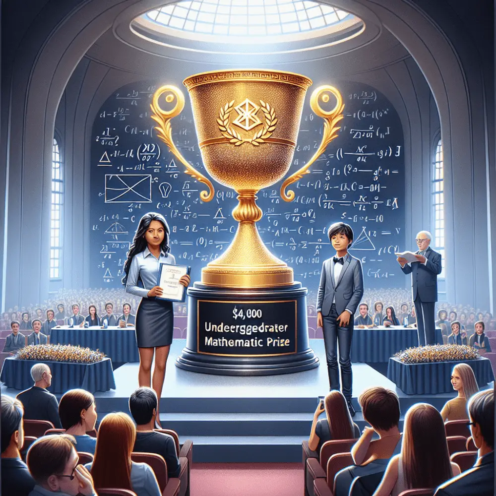 $4,000 Presidents Undergraduate Mathematics Prize in Ukraine, Europe, 2042