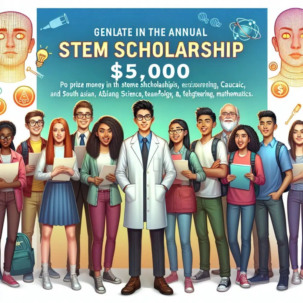 $5,000 5000 Annual STEM Scholarship USA, 2024
