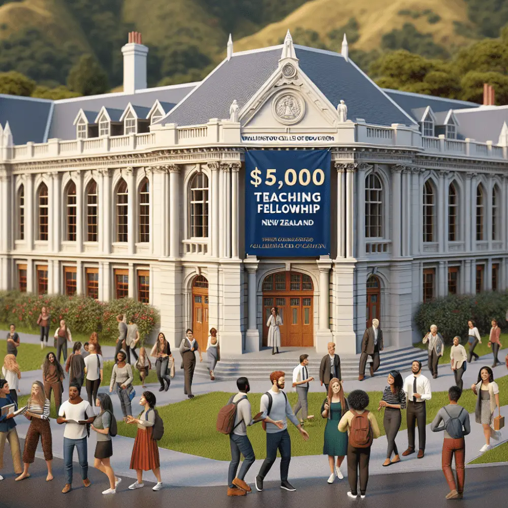 $5,000 Wellington College of Education Teaching Fellowship in New Zealand, 2024