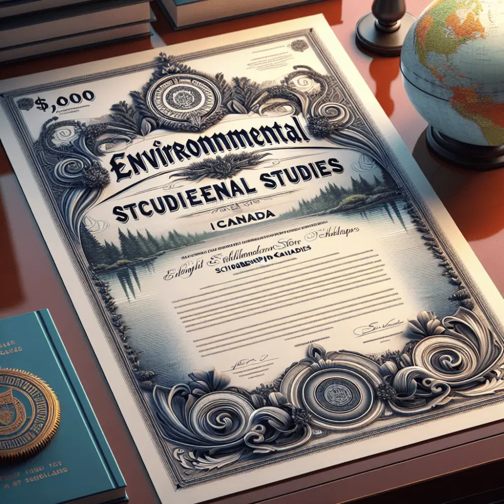 $6,000 Environmental Studies Scholarship in Canada, 2024