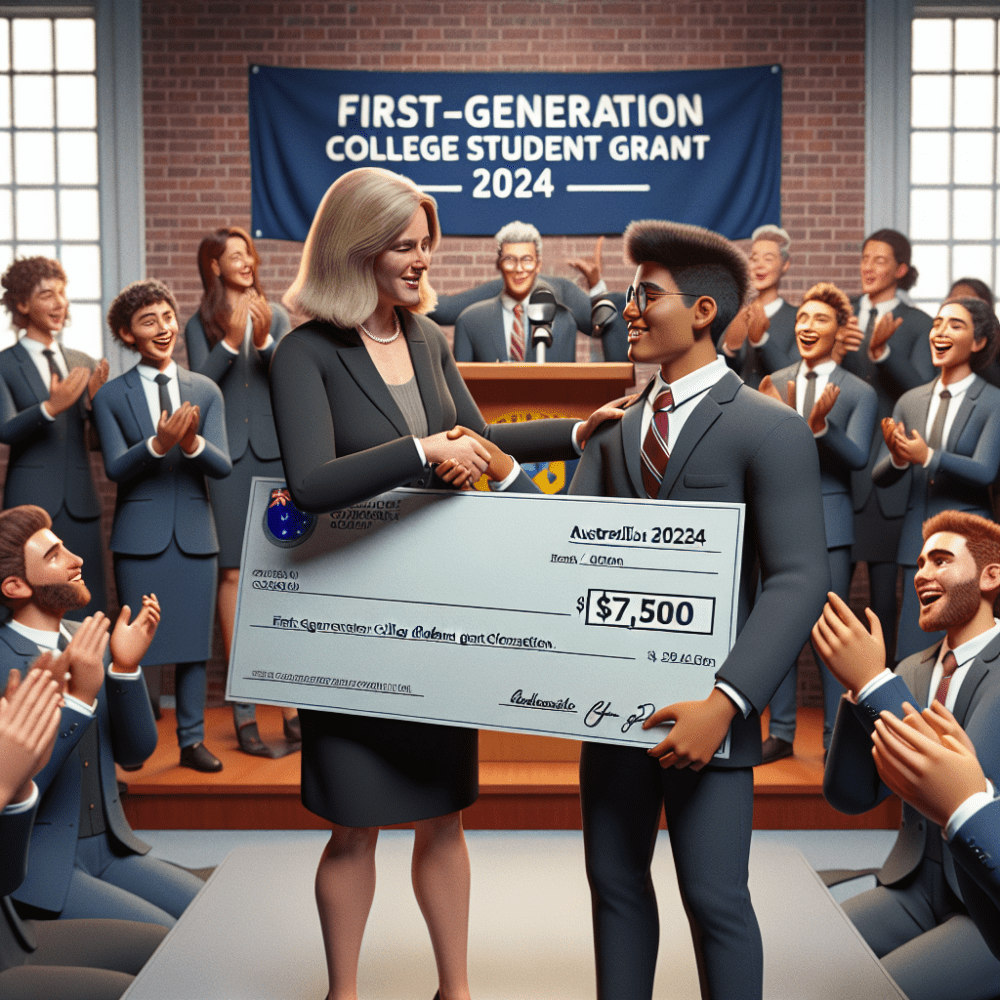 $7,500 First-Generation College Student Grant in Australia, 2024