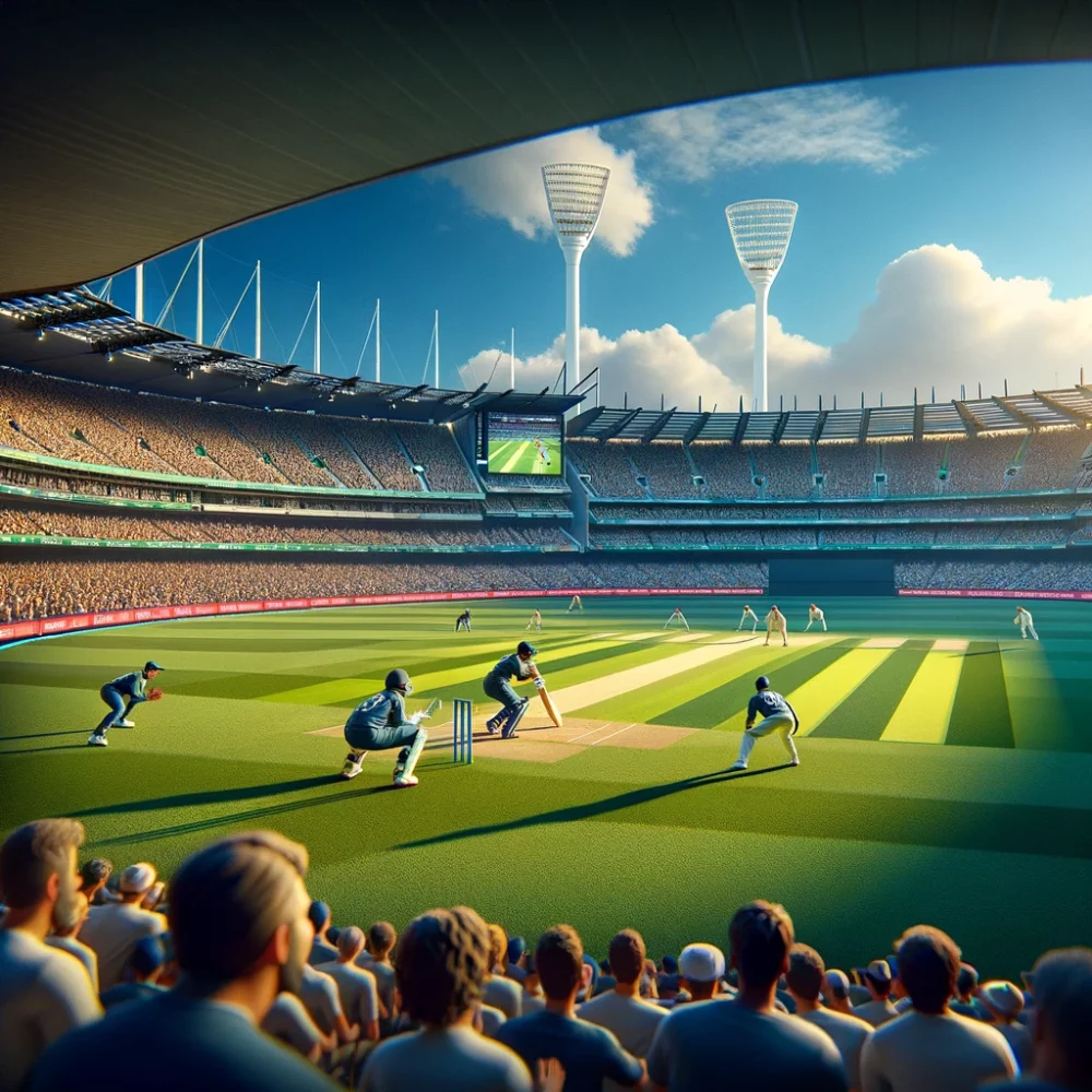 Cricket Match in Australian Stadium 2025