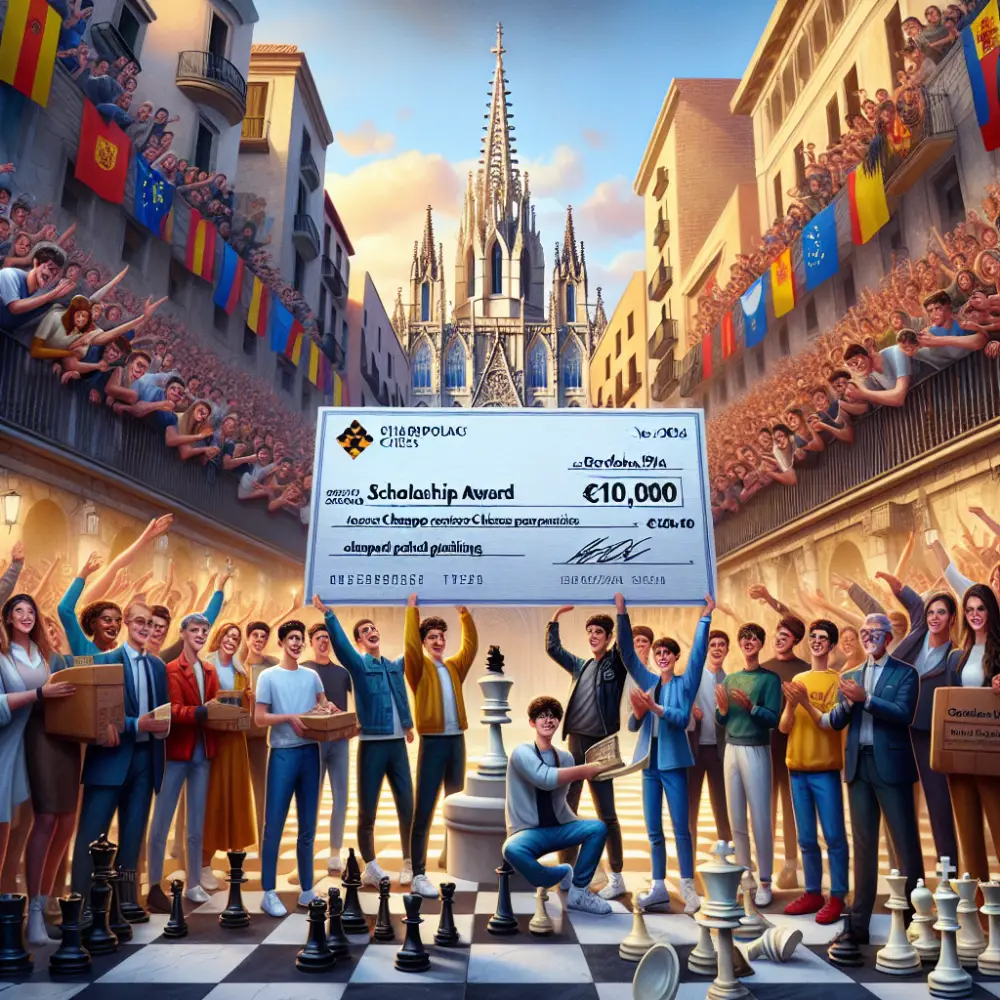 €10,000 Champion Chess Players Scholarship in Barcelona, Spain, 2024