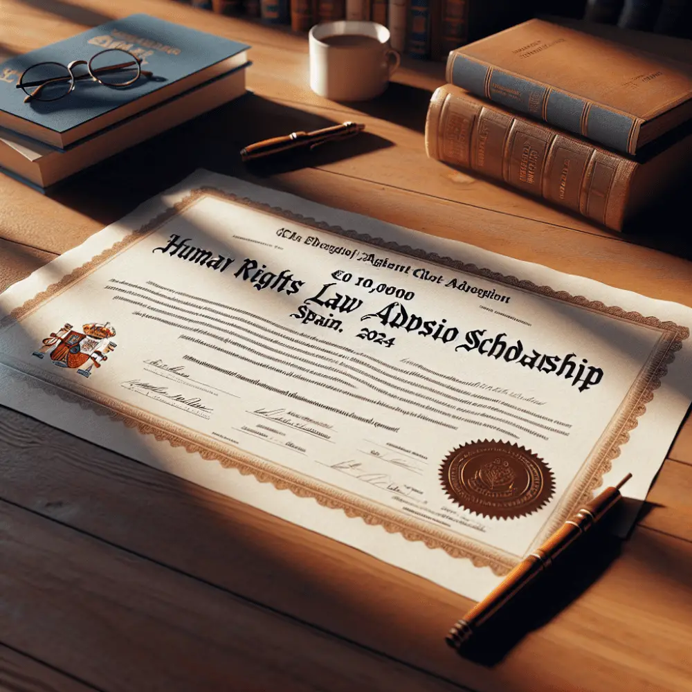€10,000 Human Rights Law Advocacy Scholarship in Spain, 2024