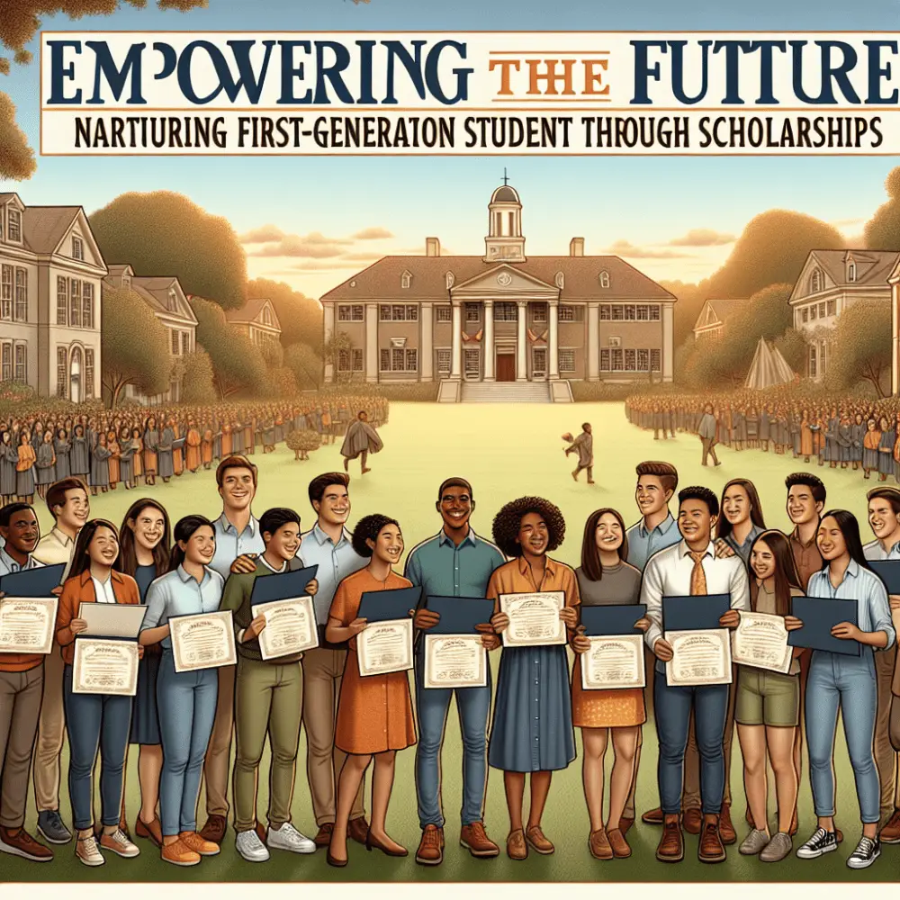 Empowering the Future: Nurturing First-Generation Students through Scholarships