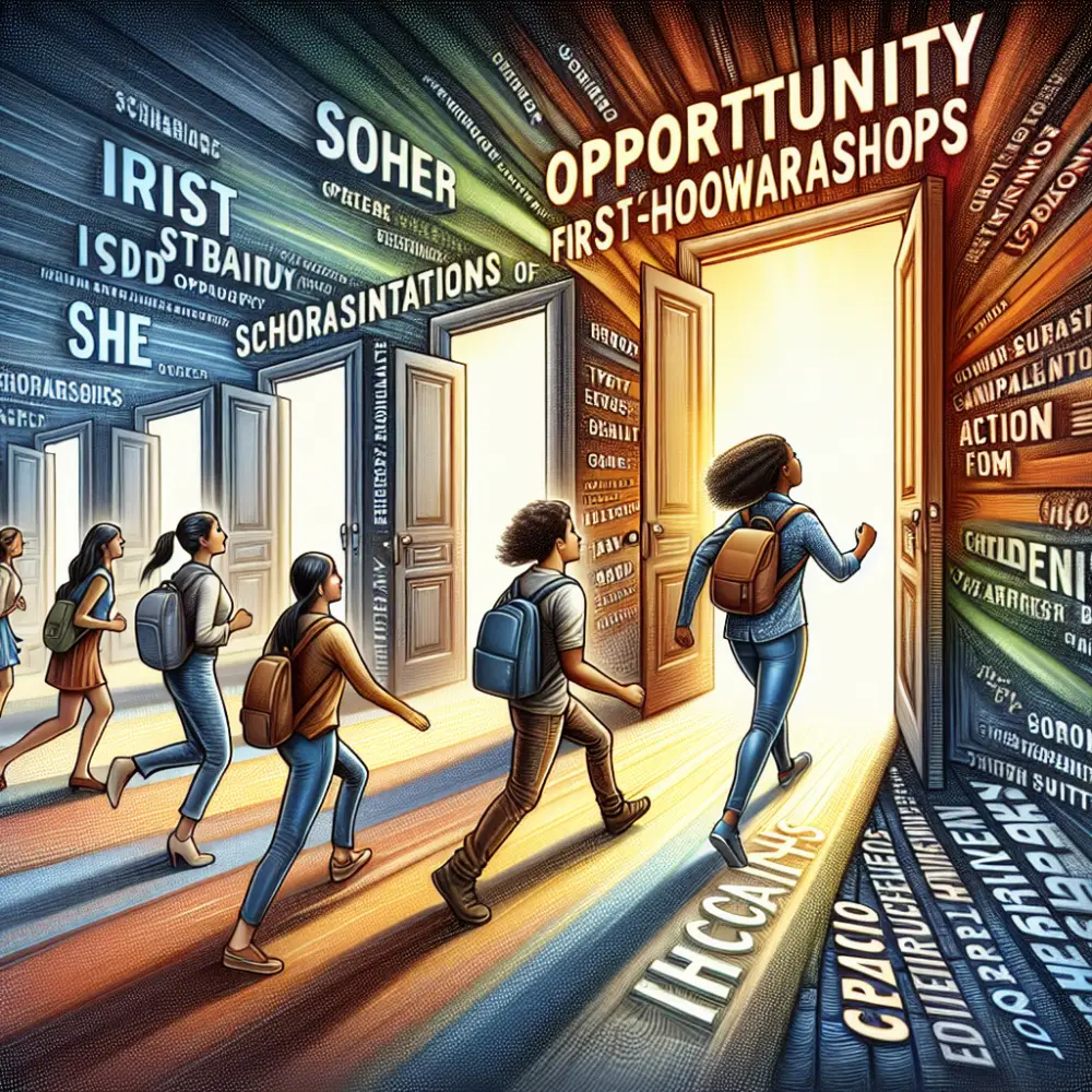 Opening Doors of Opportunity: Scholarships Propelling First-Generation Students Forward