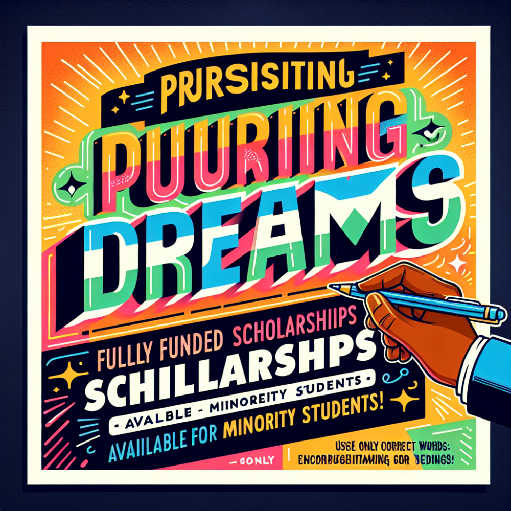 Pursuing Your Dreams: Fully Funded Scholarships Available for Minority Students