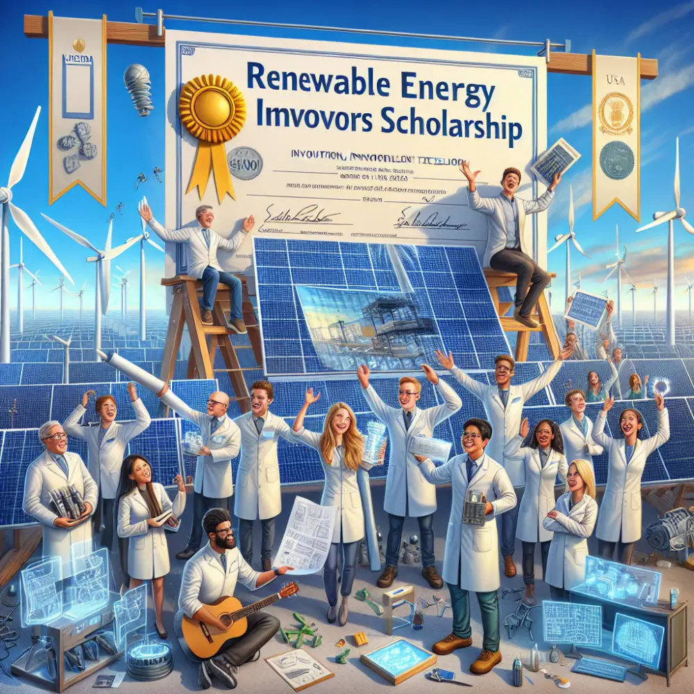 $10,000 Renewable Energy Innovators Scholarship, USA 2025