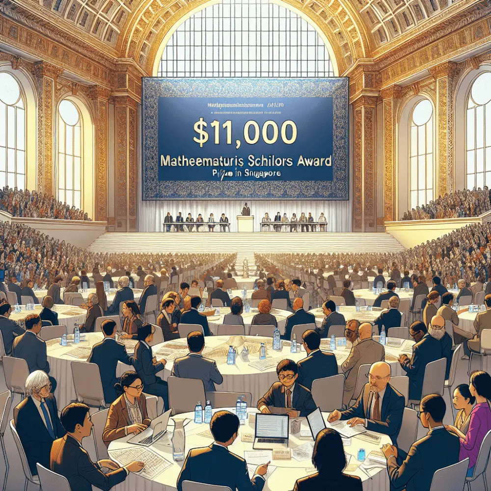 $11,000 Mathematics Scholars Award in Singapore, 2024