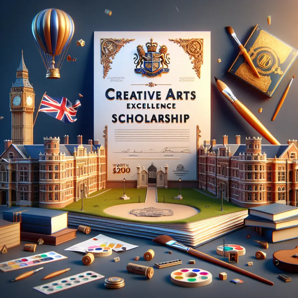$20,000 Creative Arts Excellence Scholarship in UK, 2024