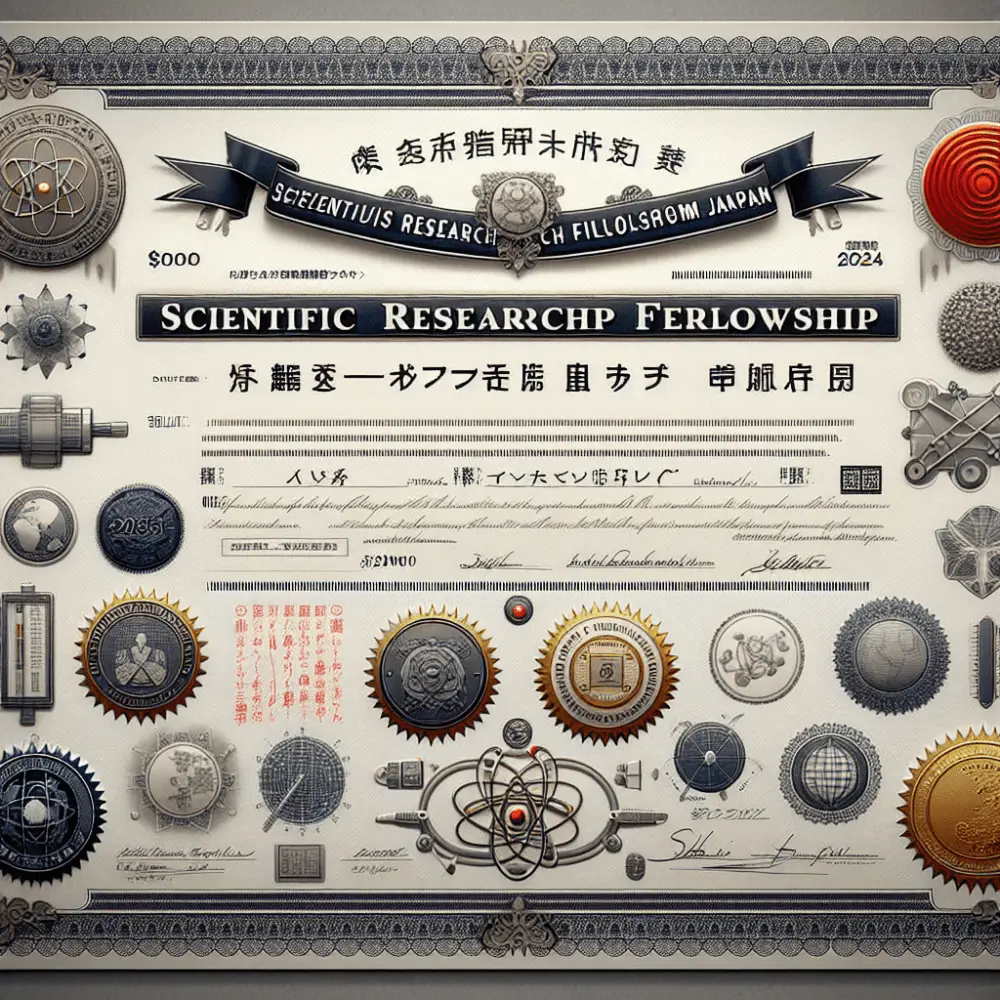 $20000 Scientific Research Fellowship in Japan, 2024