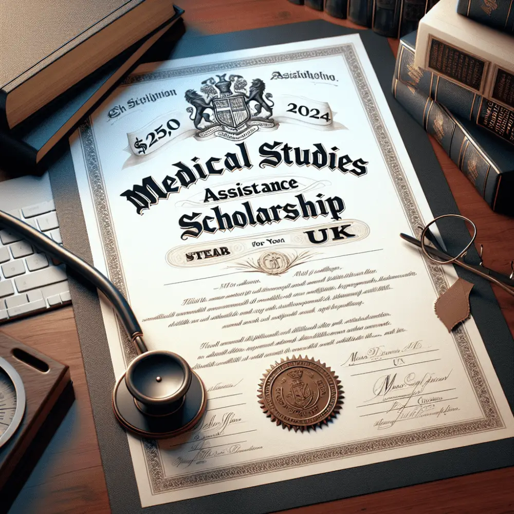 $25,000 Medical Studies Assistance Scholarship Award in UK, 2024
