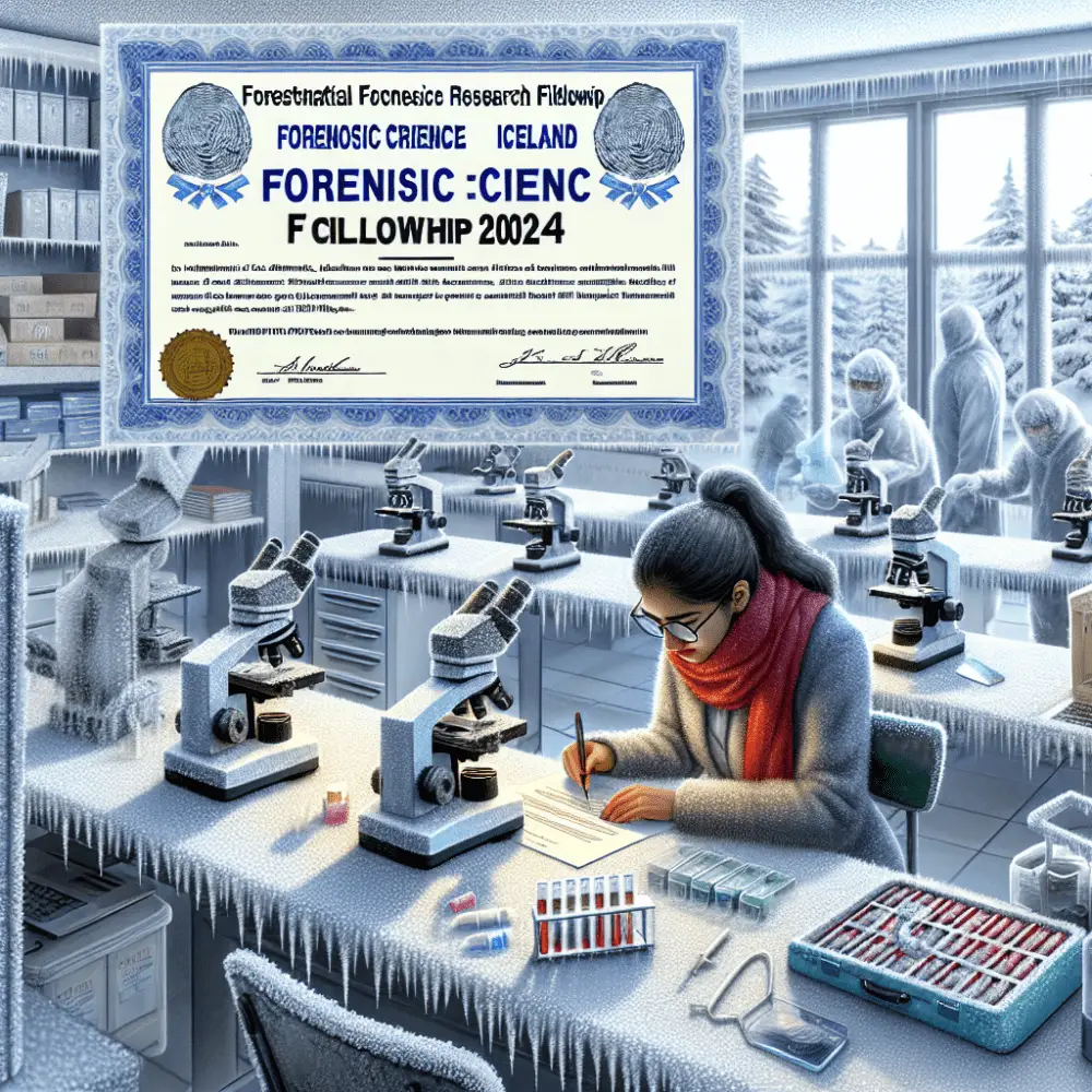 $26,000 Forensic Science Research Fellowship in Iceland, 2024