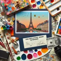 $3,000 Fine Arts Study Grant in France, 2024