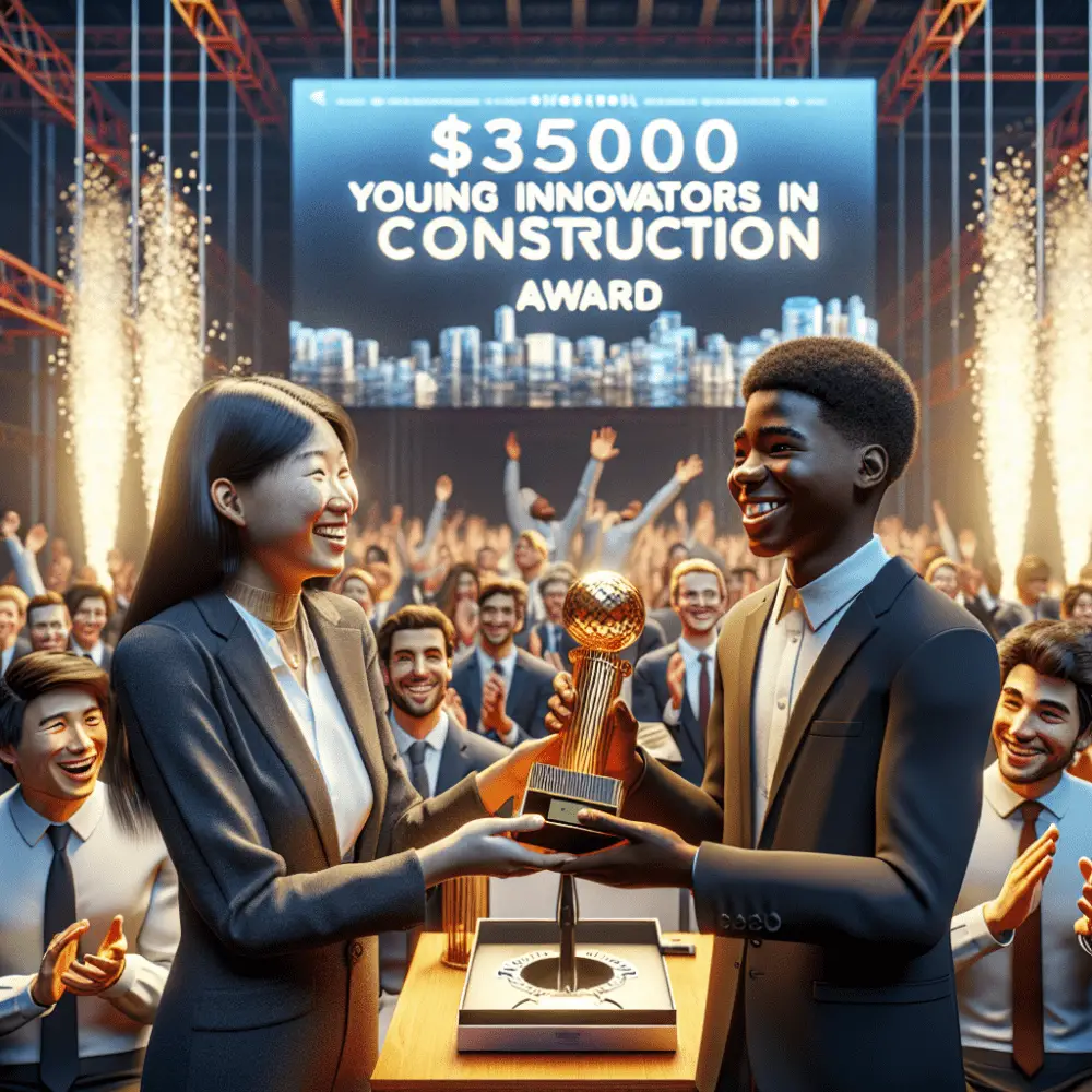 $35000 Young Innovators in Construction Award , USA 20124