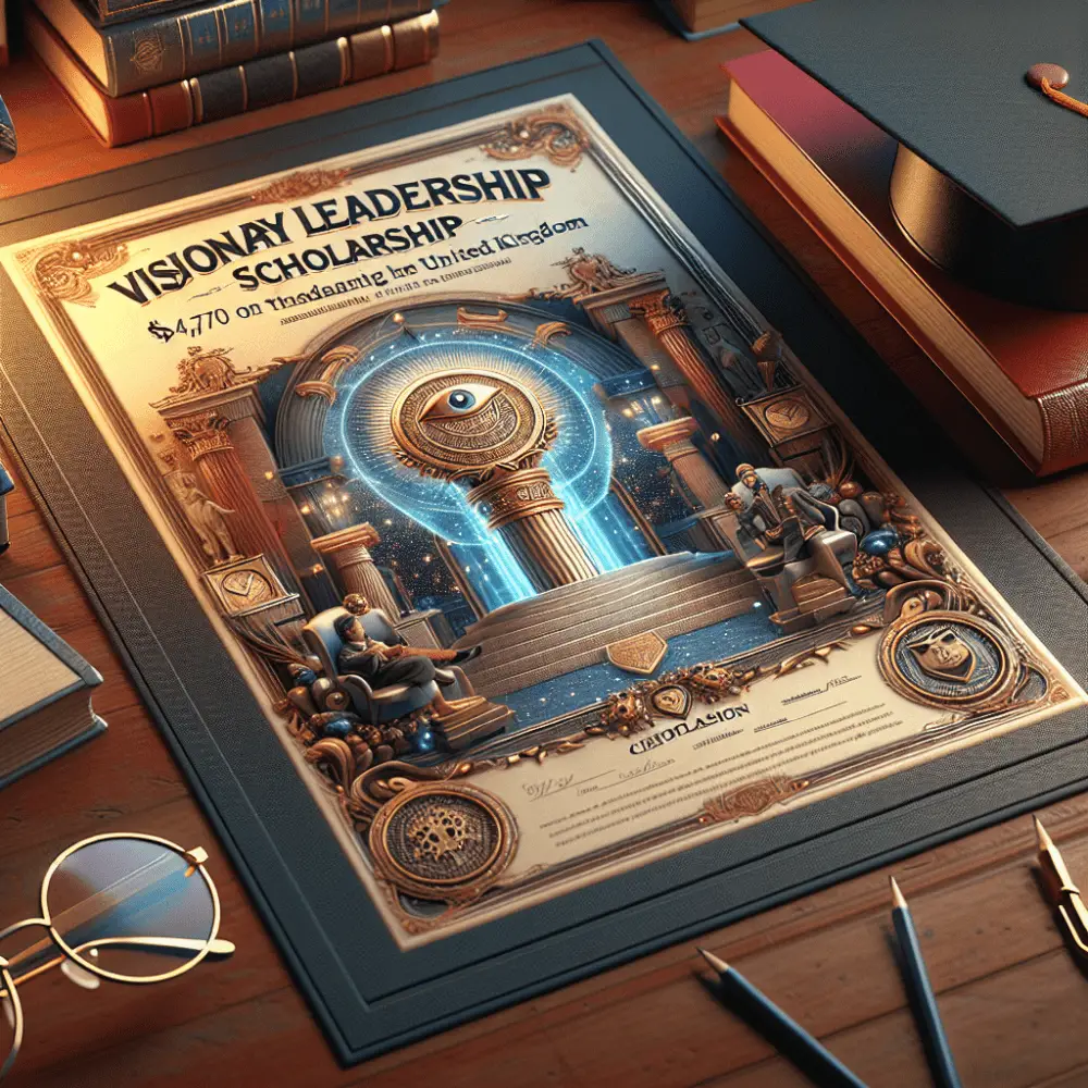 $4,750 Visionary Leadership Scholarship in UK, 2024