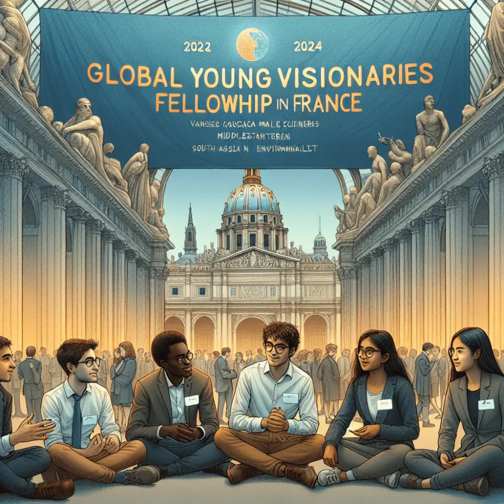 $500 Global Young Visionaries Fellowship in France, 2024