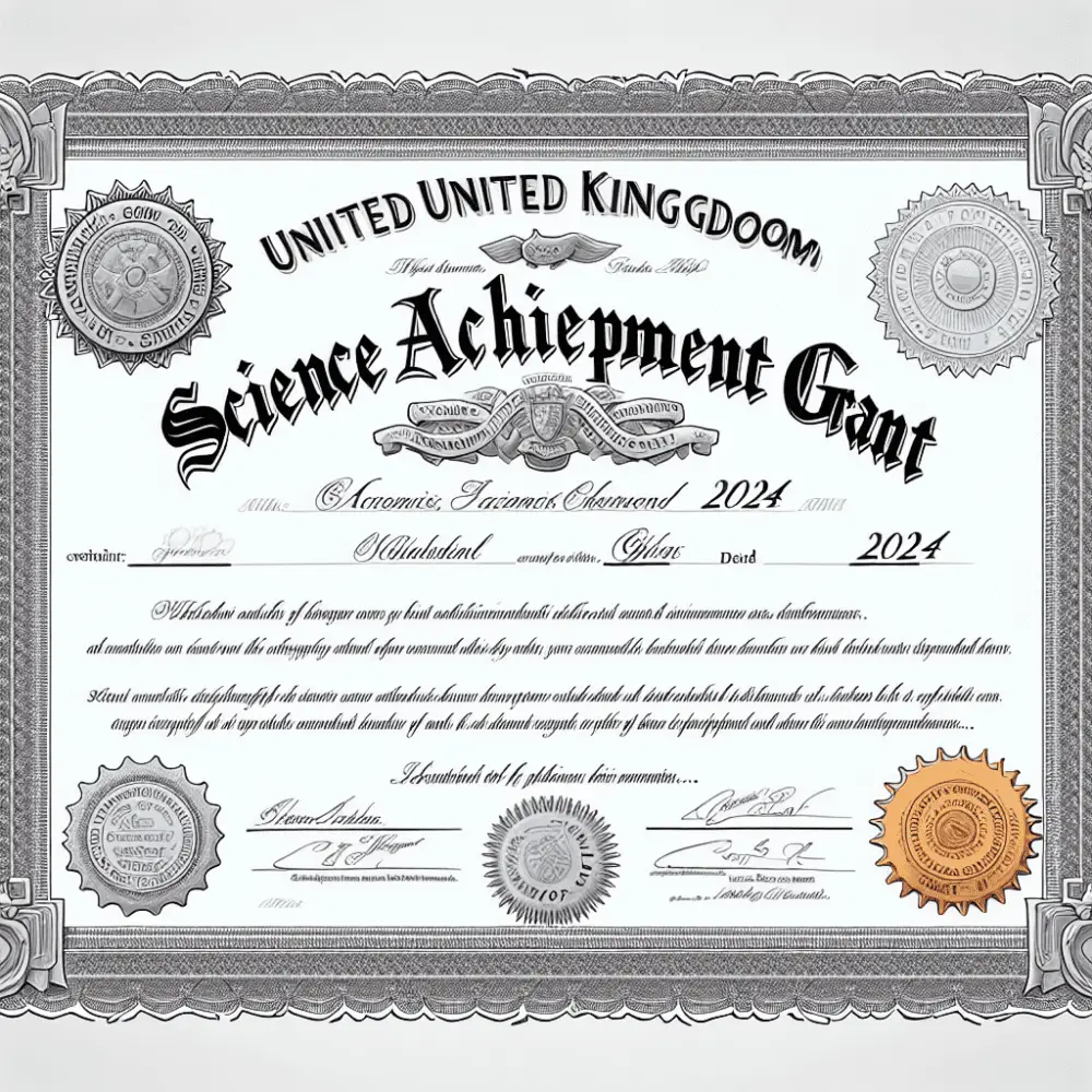 $5000 Science Achievement Grant UK 2024