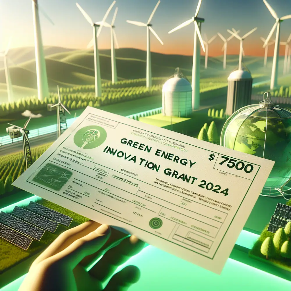 7500 Green Energy Innovation Grant USA 2024