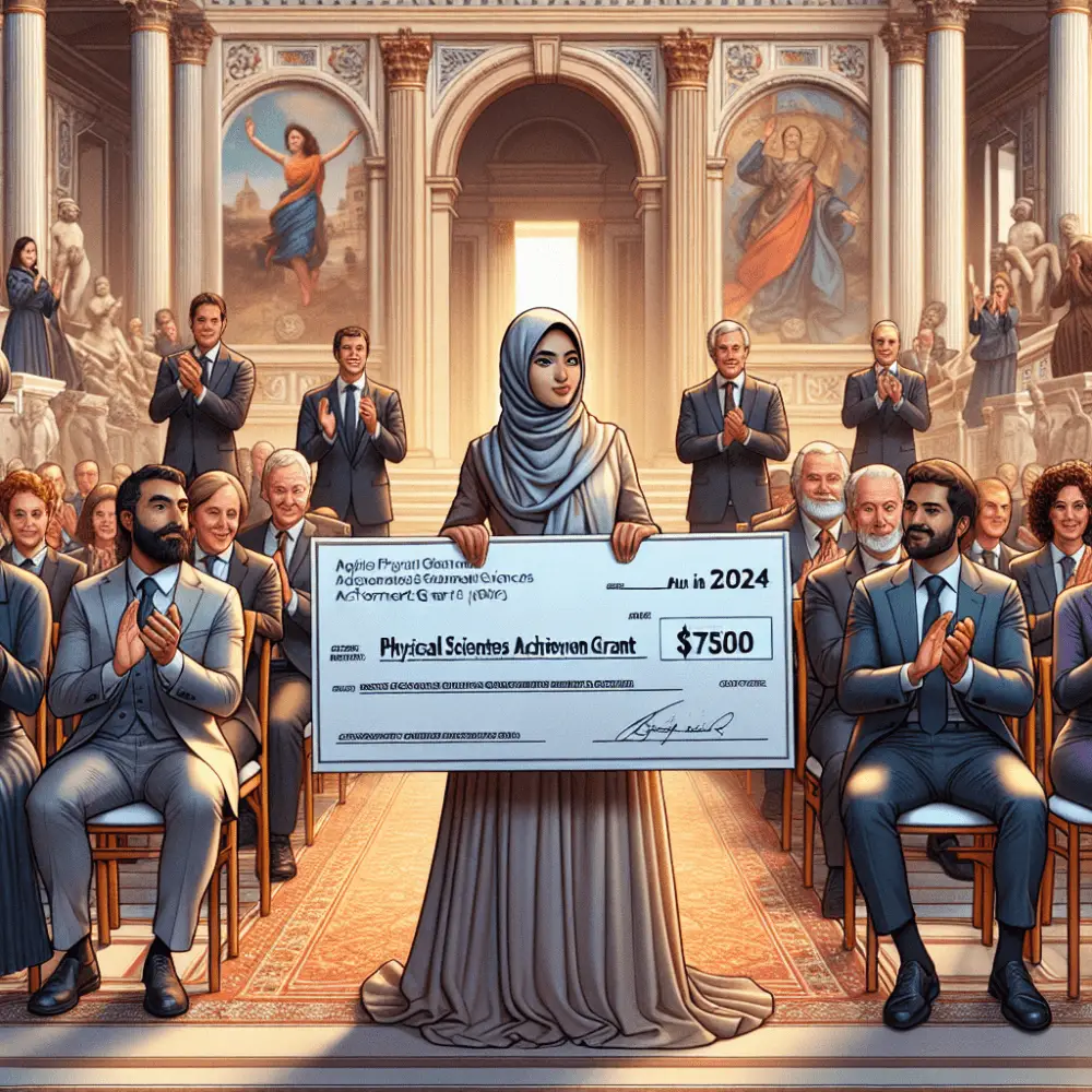 $7500 Physical Sciences Achievement Grant in Italy, 2024