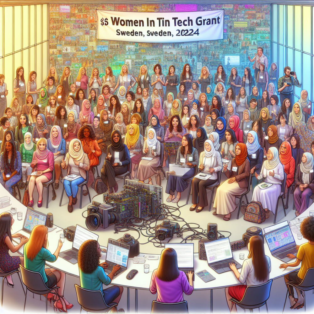 $7,500 Women in Tech Grant, Sweden, 2024