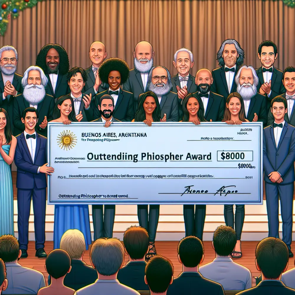 $800 Outstanding Philosophers Award Argentina Buenos Aires Buenos Aires