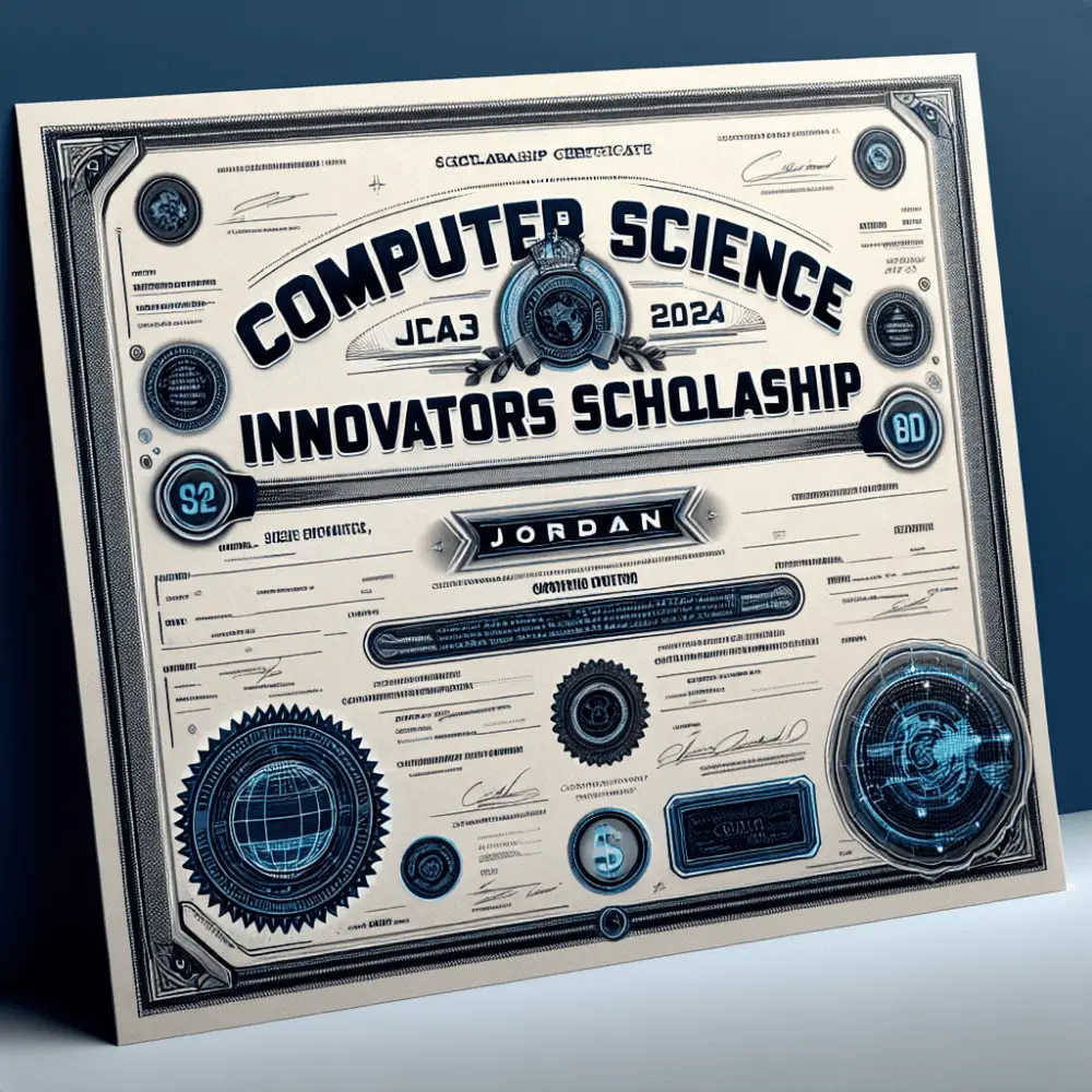 Computer Science Innovators Scholarship, Jordan, 2024