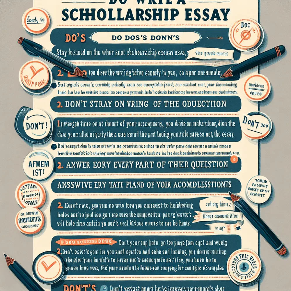 Crafting a Compelling Scholarship Essay: Dos and Don'ts