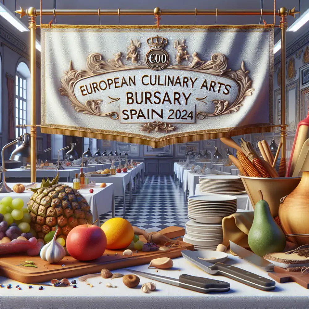 €800 European Culinary Arts Bursary Spain 2024