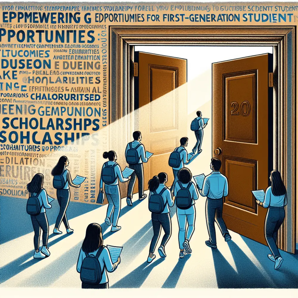 Empowering Education: Opportunities for First-Generation Students through Scholarships