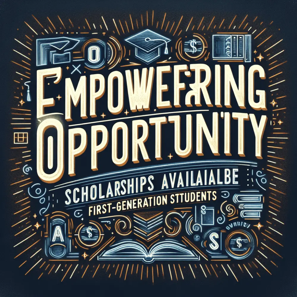 Empowering Opportunity: Scholarships Available for First-Generation Students